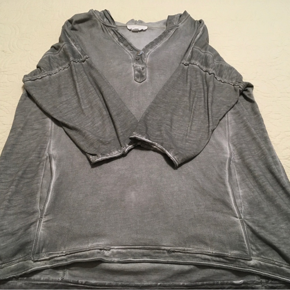 Neon Buddha Gray Hoodie